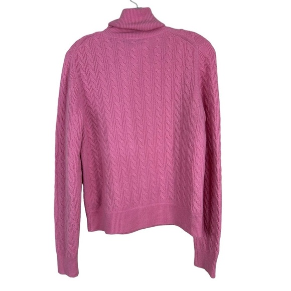 J Crew Pink Turtle Neck Sweater - Picture 5 of 9